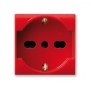 Presa Schuko Bipasso 16A Rossa Serie Civili Bticino Matix AM5440/16R