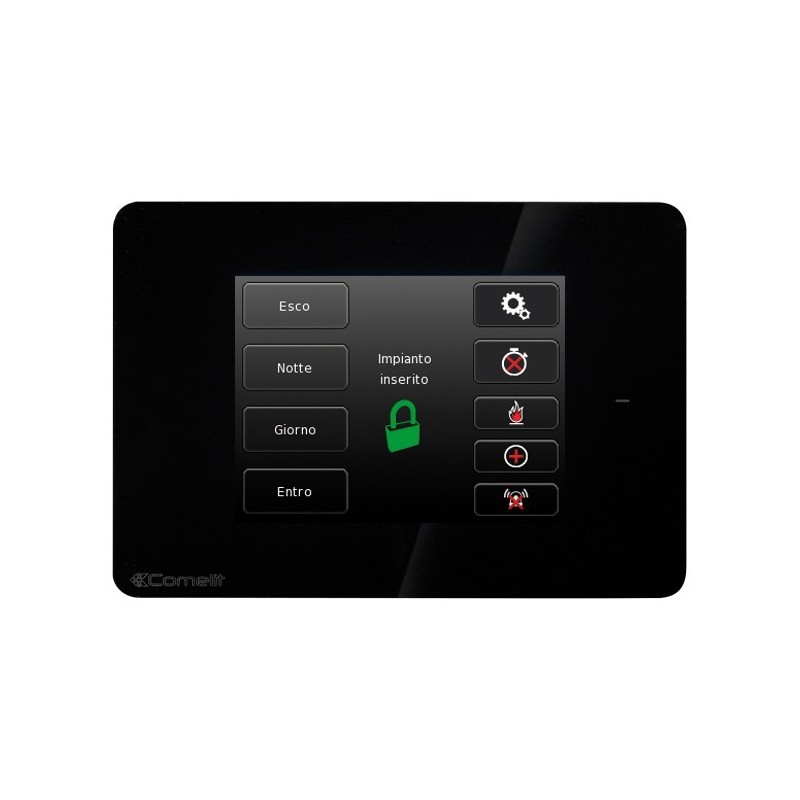 Tastiera Safetouch con Lettore di Rfid per Centrali Serie Vedo Comelit VEDOTOUCH