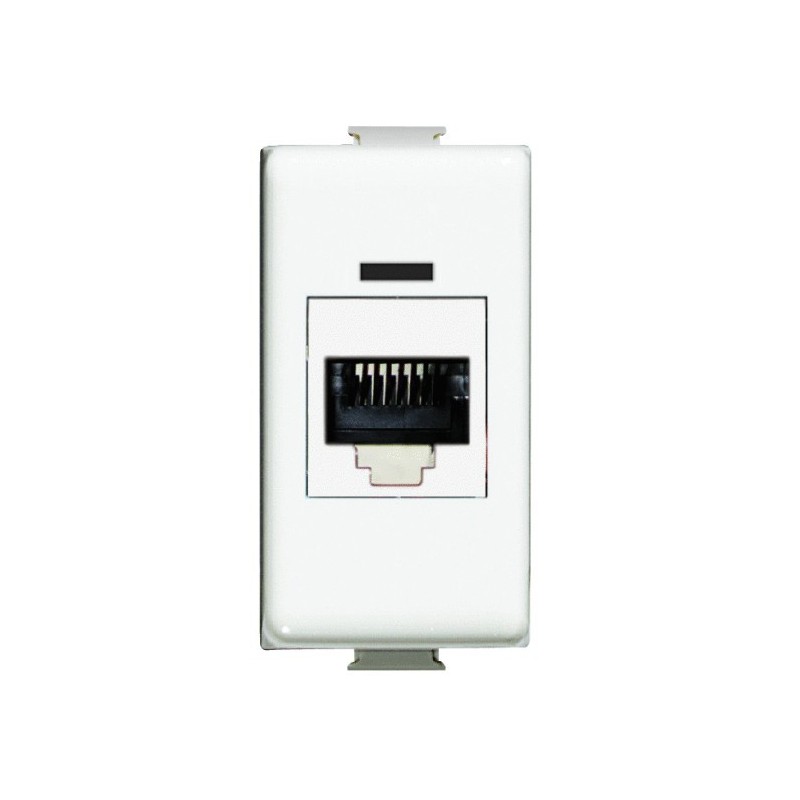 Connettore RJ45 Tooless Categoria 5E UTP 110 IDC Serie Civili Bticino Matix AM5962C5E