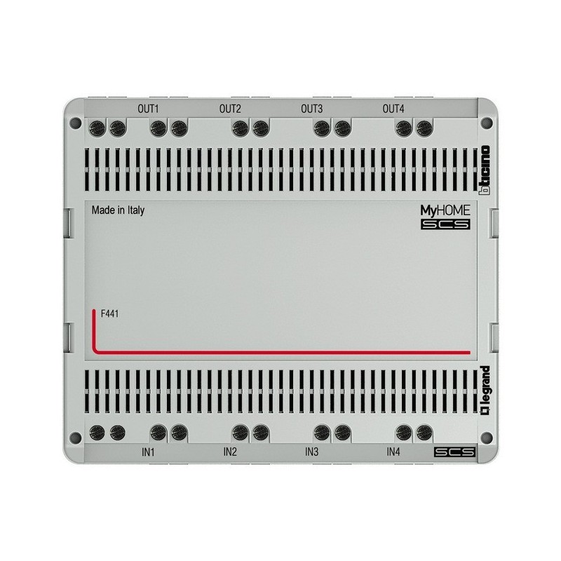 Nodo audio video in custodia modulare 6 DIN Bticino F441