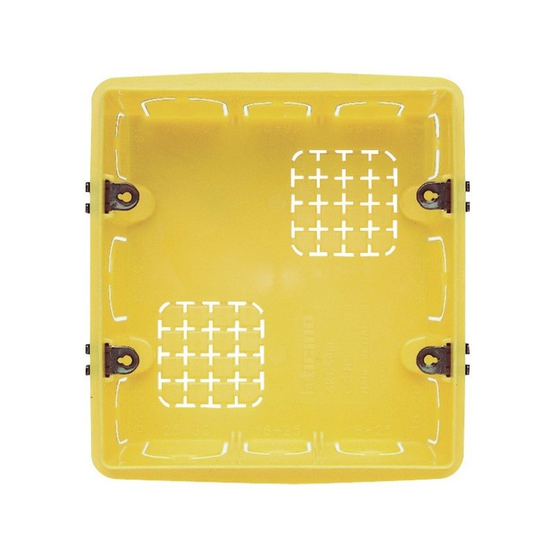 Scatola da incasso quadrata 6 moduli (3+3) Serie Civili Bticino 506E 