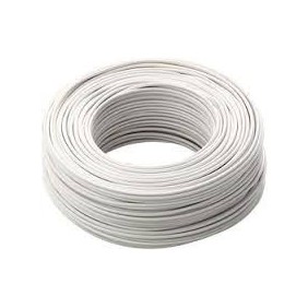 Cavo unipolare antifiamma 1 mmq Bianco Matassa 200 Mt