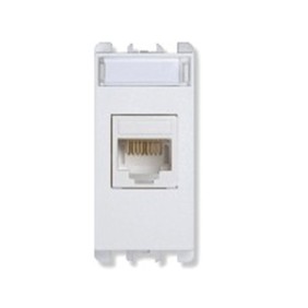 Presa di rete RJ45 Bianca Serie Nea Simon Urmet 10445E.B
