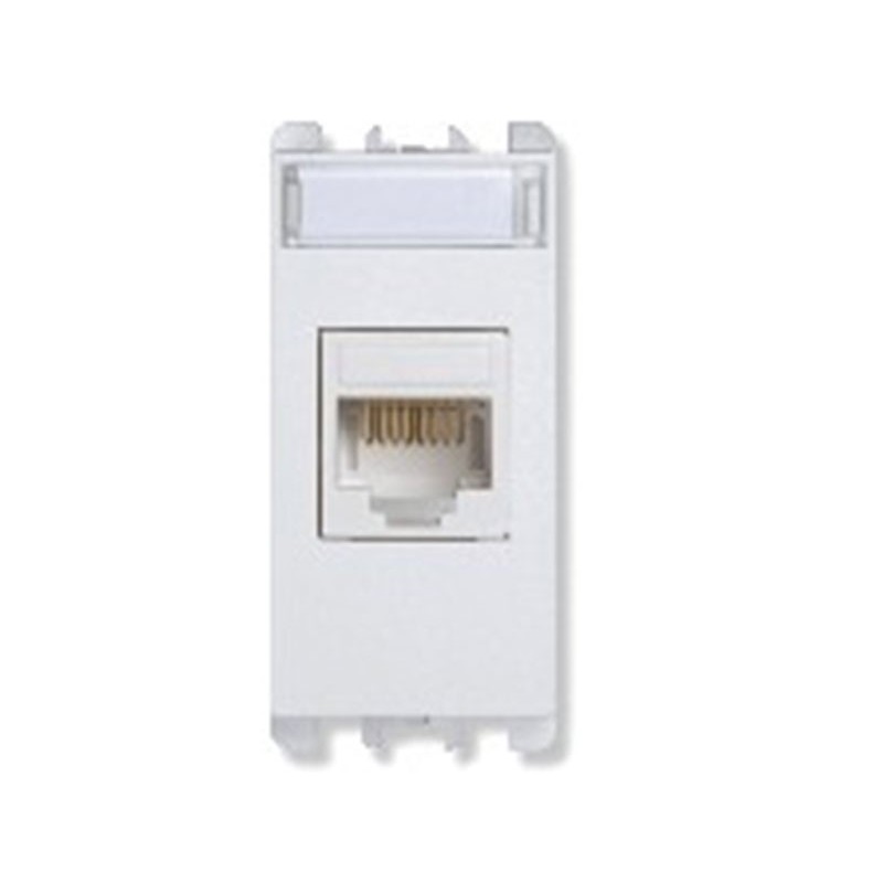 Presa di rete RJ45 Bianca Serie Nea Simon Urmet 10445E.B