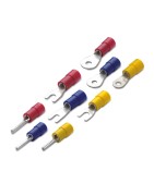 Faston , Capicorda a occhiello a forchetta e a puntale 